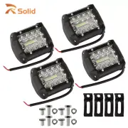 AU 4X 4inch 200W LED Work Lights Spot Flood Light Bar Reverse 4WD 12V 24V