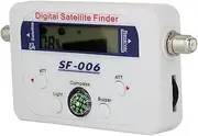 SF9506 Satellite Finder Meter, SF006 Extremely Sensitive LCD Backlight Digital Satellite Meter Finder with 0Hz, 22KHz, 13V, 18V Indicator and Buzzer