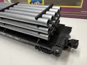 MTH 20-90007a SP&S Flatcar with Pipes Spokane Portland & Seattle 34188 New!