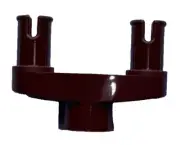 Lego 15461 Reddish Brown Technic Pin Connector 3L With 2 Pins And Center Hole