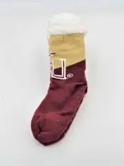 FOCO NCAA Licensed Florida State Seminoles Color Block Footy Slippers