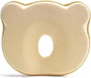 Memory Foam Soft and Cozy Pillow(Yellow57) Head Neck Support Pillow for Car Seat Breathable Bedding Set Prevent Flat Head