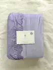 NEW Pottery Barn kids Lucy Velvet Blackout PANEL 44 x 84 lavender