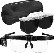 Magnifying Glasses Light Led Magnifier for Repairing Embroidery 2X Magnification Handheld