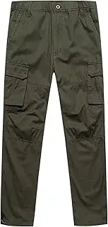 [JEShifangjiusu] Men's Casual Cargo Pants Athletic-Fit Comfort Stretch Vintage Pants Military Army Camo Pants Combat Pants