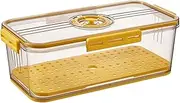 Bread Container, Bread Container Storage - Reusable Bread Box with Time Attendance - Bread Storage Box with Air Valve, Storage Container for Freshness, Storage for Homemade Bread, T