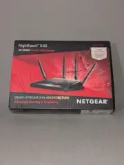 Netgear Nighthawk X4S Smart WiFi Router Black AC2600 Mbps Wireless Dual-Band