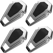 Veemoon 4 Pcs Portable Mini Laptop Stand Foldable Ergonomic Riser Holder for Desk Lightweight Notebook Cooler Pad Construction for Travel and Remote Work