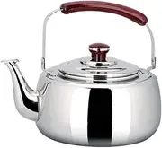 BIENKA Tea Pots for Stove Top Whistling Tea Kettle 304 Stainless Steel Tea Pot, Anti-scalding Handle,Induction Cooktops,Gas Stove Pot