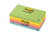 Post-it Sticky Notes Ruled Lines 76x127mm Jaipur Collection Pack 5 Pads