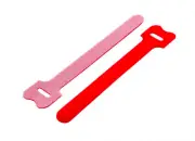 500 Pieces of 5" to 8" 50lb Hook & Loop Reuseable Cable Ties, Assorted Colors