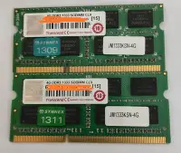 在飛比找Yahoo!奇摩拍賣優惠-創見-筆電用記憶體DDR3-1333/4GBX2=8GB(2