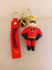 INCREDIBLES "BOB PARR" KEYCHAIN / BACKPACK CLIP -NEXT DAY SHIPPING