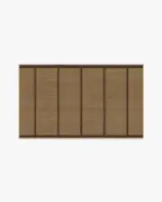 90' x 150' | Machine Washable Runner Rug | Kid & Pet Friendly | Indoor Rug | Harvest Stripe Brown Re-Jute Rug by Architectural Digest | Ruggable