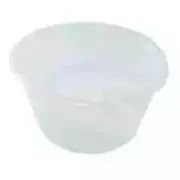 Livingstone Round Base Recyclable Plastic Take-Away Containers 16oz 500/Carton