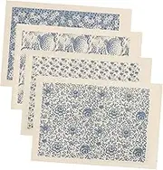 Ceramic Decals Underglaze Paper 4 Sheets of Pottery Transfer Paper for Clay Pot