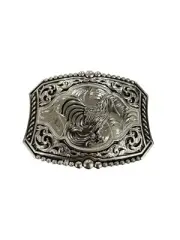 Rooster Cowboy Western style buckle hebilla vaquero Con gallo