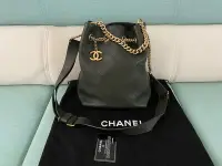 在飛比找Yahoo!奇摩拍賣優惠-芯精品  Chanel    水桶 金鏈  非 mini c