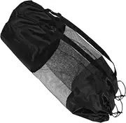 Abaodam 2 Pcs Yoga Mat Storage Bag Yoga Clothes Bag Storage Container Sports Fitness Supply Black Oxford Cloth