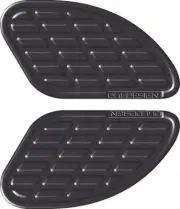 One Emblems 2-Piece Soft Touch Tank Pad Black Leather Look #BUMPS13P