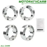 ALL-CARB Silver 4x156 Wheel Spacers 2'' with 12x1.5 Studs For Polaris RZR Ranger