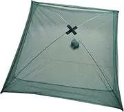 Minnow Trap Fishing Bait 23.6x23.6 Inch Foldable Crab Shrimp Mesh Cast Net for Lobster