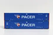 JTC Model Trains 535020 N PACER 53' Hi Cube 6-42-6 Containers w/Magnetic System