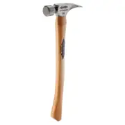 14 Oz. Titanium Milled Face Hammer With 18 In. Curved Hickory Handle