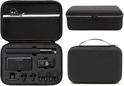 XBERSTAR Carrying Case for DJI Osmo Action 5 Pro Case Hard Case Travel Storage Bag for DJI Osmo Action 5 Pro Accessories, Black, Action 5 Pro Carrying Case