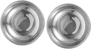 2pcs Weighing Trays for Jewelry and Gemstones User Friendly Digital Scale Pans with Smooth Surface Kitchen Weighting Accessories for Accurate Measurements
