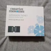 Creative Memories ADMISSION TICKT Decorative Border Punch New