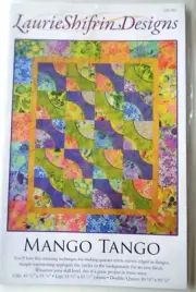 "Mango Tango", #LSD-001, Quilt Pattern, Laurie Shifrin Designs, New