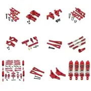 For WLtoys 1/10 104009 104016 104018 Electric Rc Alloy metal Upgraded parts Red