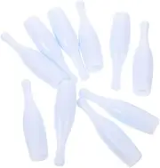 MUELODSIC 30pcs Mini Plastic Bowling Pin Set for Indoor Game Compact Portable Bowling Pins for Home Office and Party Entertainment