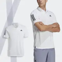 在飛比找PChome24h購物優惠-adidas 愛迪達 短袖 3-Stripes 男款 白 黑