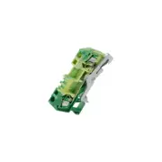 280-907 Connectors: Rails - 0.08-2.5mm² Ways: 1 Terminals: 2 Yellow Green WAGO