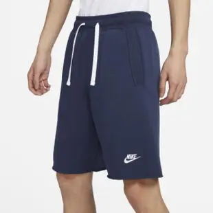 【NIKE 耐吉】短褲 男款 運動褲 ASMNK CLUB ALUMNI LBR FT SHORT 藍 DX0767-410