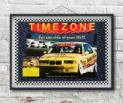 BMW BENSON & HEDGES E36 BTCC TIMEZONE POSTER