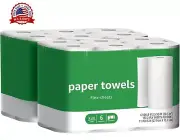 Toallas de Papel, Blancas, Suministro de 12 Rollos , Nuevas 2023