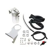 SAAS Oil Catch Tank Full Kit for Mitsubishi Triton ML MN 2.5 Polished Aluminium