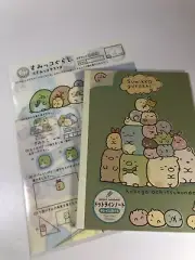 San-X Character A4 File Folder & Subject Notebook Sumikko Gurashi JAPAN NEW