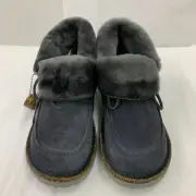 Birkenstock New w/ Box Bakki Graphite Suede Leather Regular Width - Select Size