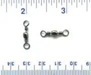 100 GT Super Strong Black Barrel Fishing Swivels Size 9 (40# Test)