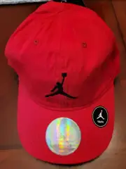 New Jordan Hat Size 18-20 Youth Red Cap Snap Back Jumpman Embroidered Boy's *