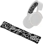 Arctis5 Headband Replacement Elasticity Fabric Head Band Arctis3 Accessories Compatible with SteelSeries Arctis 3 Arctis 5 Gaming Headsets (Black&Grey)