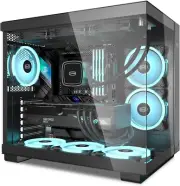 C3T500 ARGB PC Case Mid Tower Desktop Computer Gaming Superior Case for ATX/M-AT