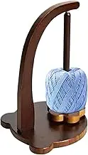 Wooden Yarn Ball Holder, Yarn Storage Organizer, Wood Magnetic Yarn Ball Stand, Yarn Holder for Crocheting and Knitting, Rotating Yarn Spinner for Crochet Lovers, Smooth Rotation