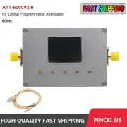 6GHz RF Digital Programmable Attenuator 60DB Step 0.25DB with OLED Display pe66