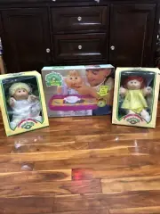 Cabbage Patch Kids Set Of 2 1985 Dolls New In A Boxes Plus Talkin’ Chair RARE