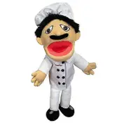 Jeffy Hand Puppet Cartoon Soft Plush Toy, Cosplay Doll Puppet Game for Kids Gift